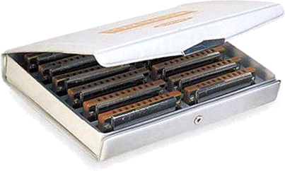 Suzuki SUZUKI FOLKMASTER 10 HOLE DIATONIC HARMONICA, SET OF 12