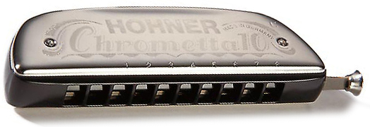 HOHNER HOHNER CHROMETTA 8 CHROMATIC HARMONICA KEY OF C