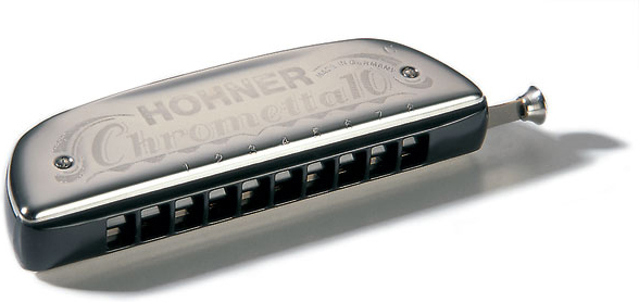 HOHNER HOHNER CHROMETTA 10 CHROMATIC HARMONICA KEY OF C