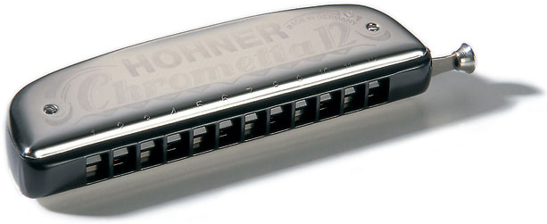HOHNER HOHNER CHROMETTA 12 CHROMATIC HARMONICA KEY OF G