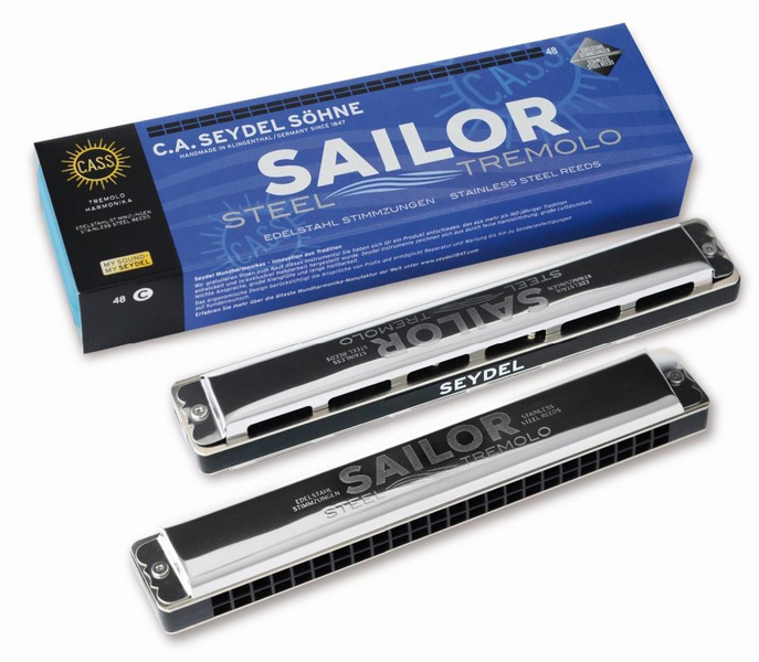 SEYDEL SEYDEL SAILOR STEEL, TRADITIONAL DIATONIC TREMOLO HARMONICA