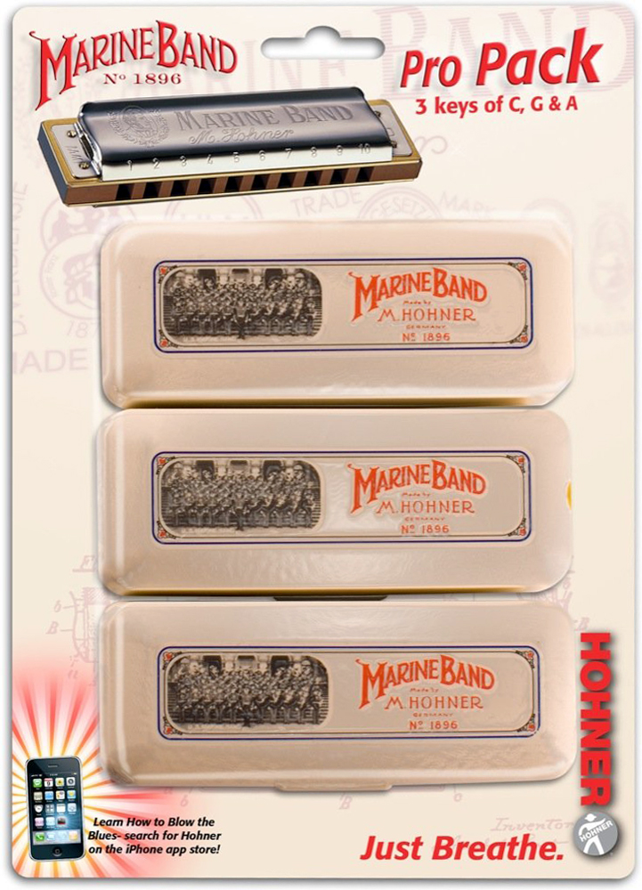 Hohner HOHNER MARINE BAND HARMONICA PRO PACK SET