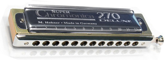 HOHNER HOHNER SUPER CHROMONICA 270 DELUXE CHROMATIC HARMONICA KEY C
