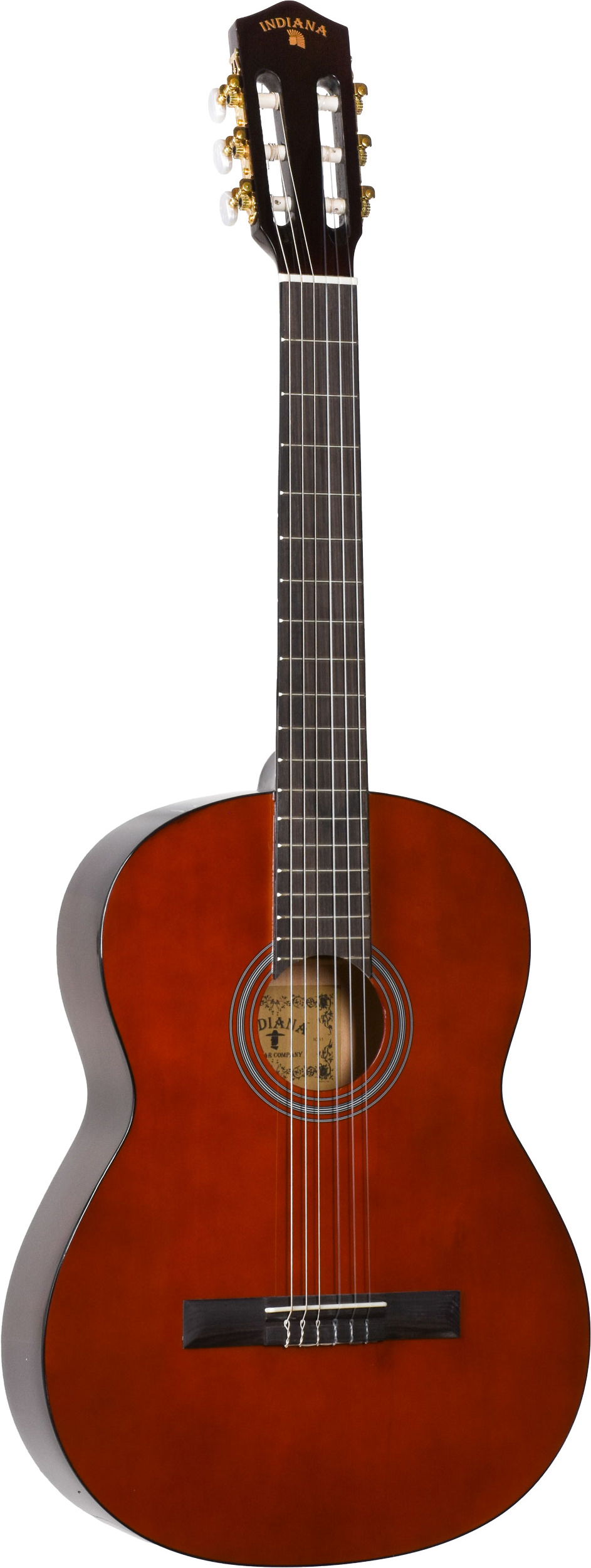 INDIANA INDIANA FULL SIZE CLASSICAL GUITAR, NATURAL GLOSS FINISH
