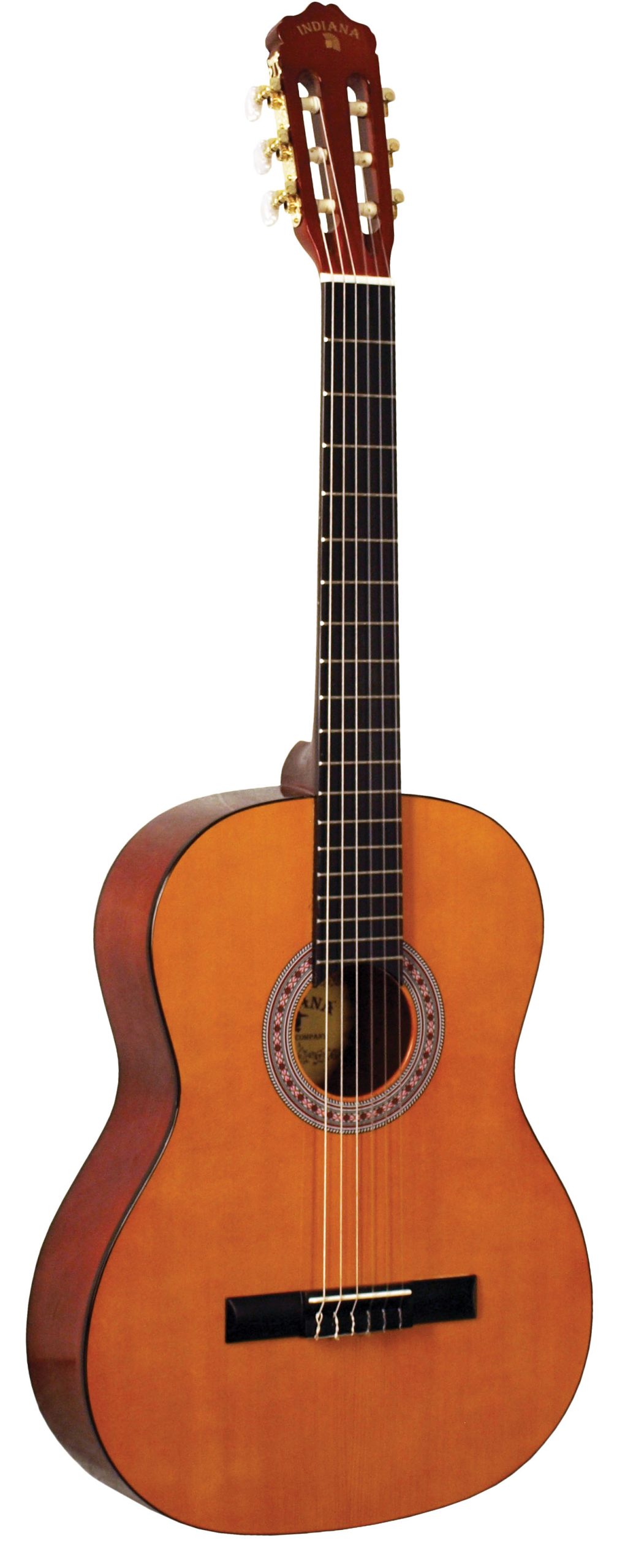 INDIANA INDIANA FULL SIZE CLASSICAL GUITAR, NATURAL GLOSS FINISH