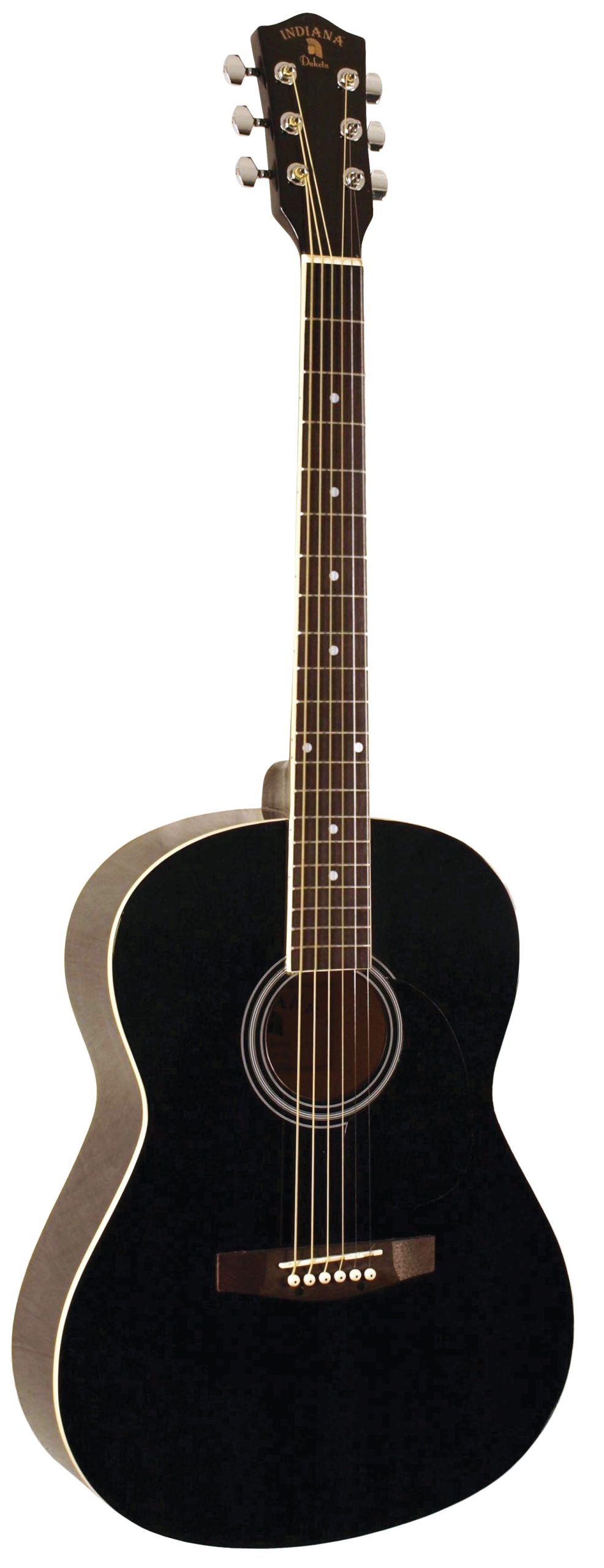 INDIANA INDIANA DAKOTA GUITAR, BLACK GLOSS FINISH