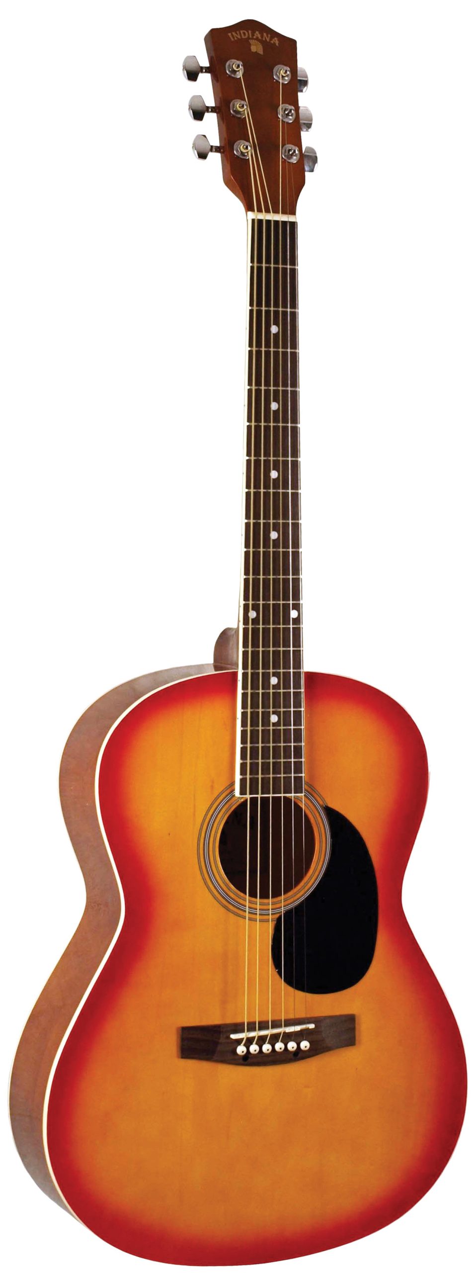 INDIANA INDIANA DAKOTA GUITAR, CHERRY BURST GLOSS FINISH