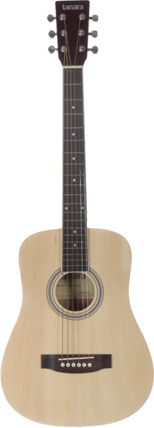 TANARA TANARA 1/2 SIZE ACOUSTIC GUITAR, L-34", D-4", LOWER BOUT-13",