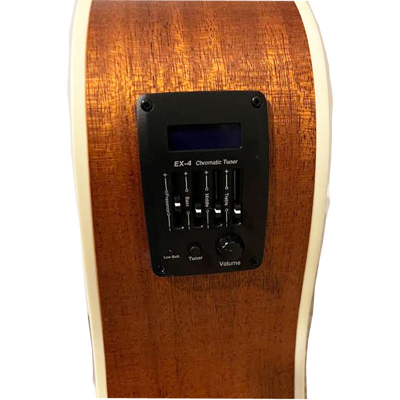 Alba Alba Dreadnought Cutaway Acoustic Electric Guitar (w/ built in chromatic tuner)