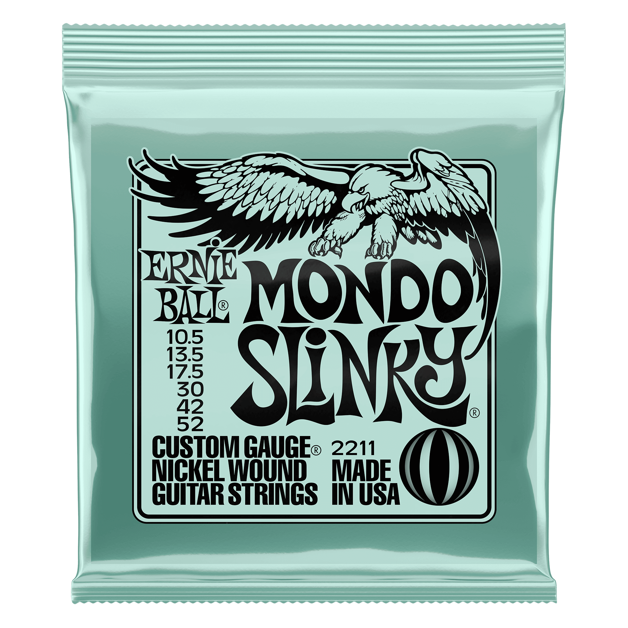 Mondo Mondo Slinky Nickel Wound Electric Guitar Strings 10.5 - 52 Gauge