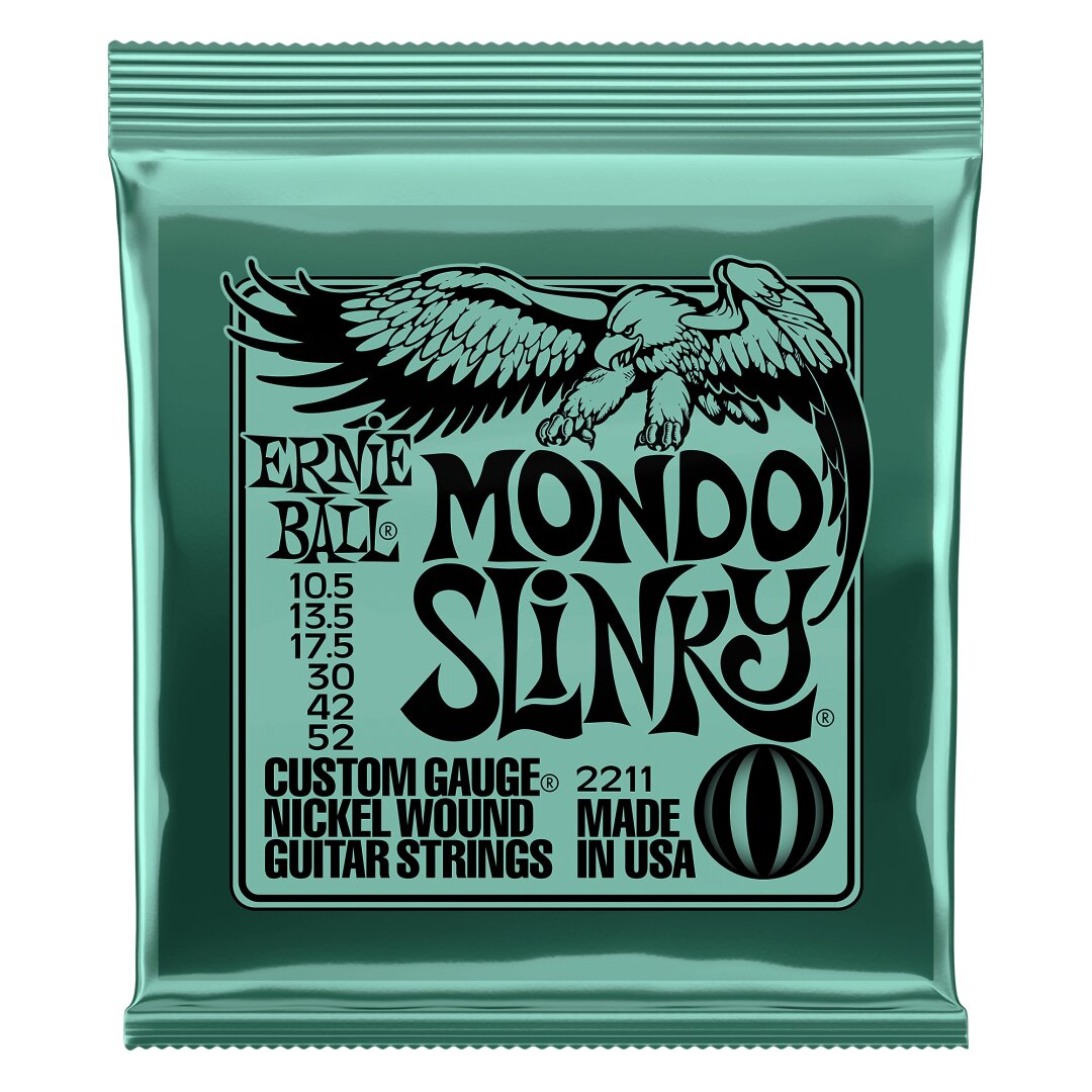 Mondo Mondo Slinky Nickel Wound Electric Guitar Strings 10.5 - 52 Gauge