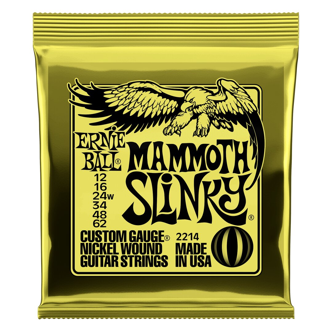Mammoth Mammoth Slinky Nickel Wound Electric Guitar Strings - 12-62 Gauge
