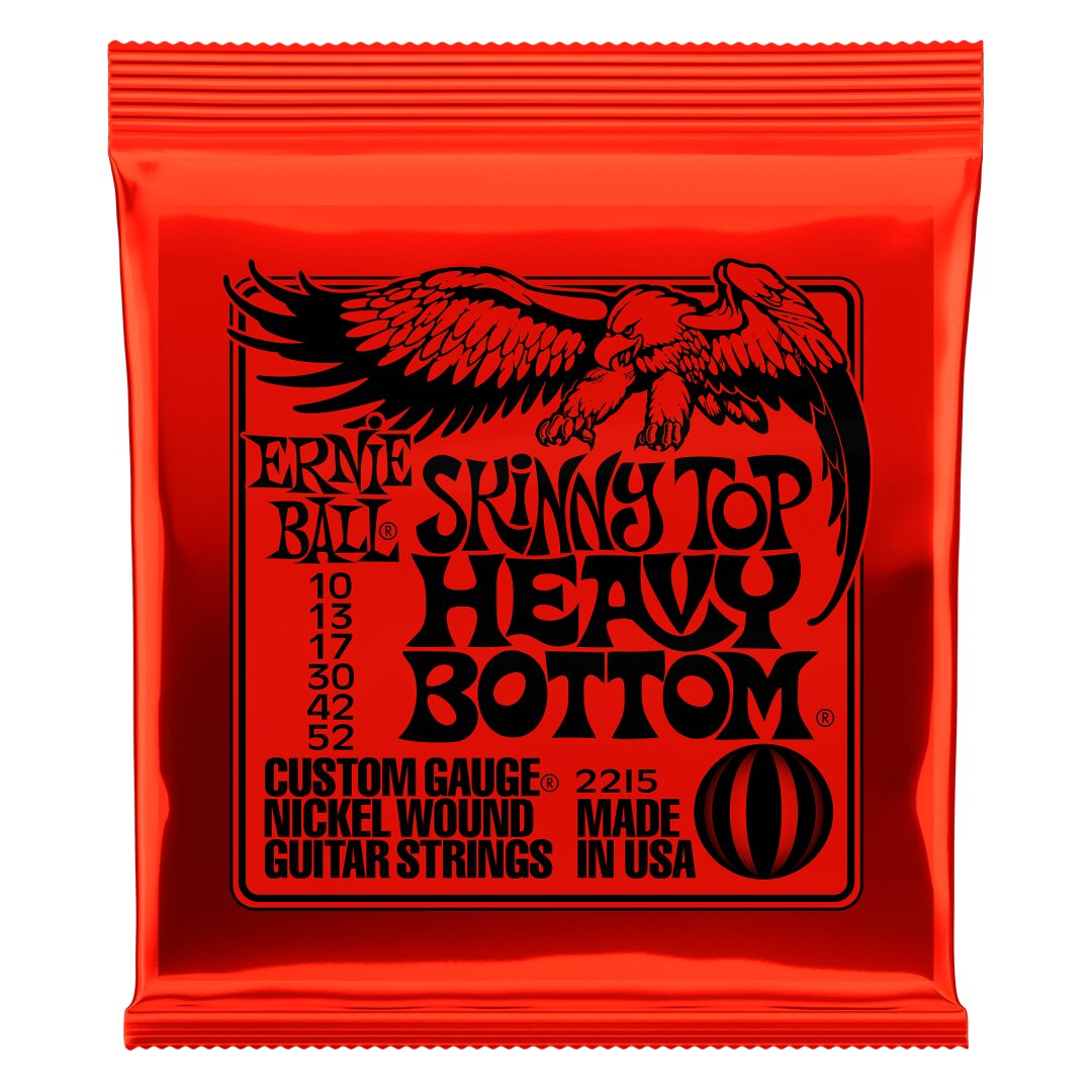 Ernie Ball Skinny Top Heavy Bottom Slinky Nickel Wound Electric Guitar Strings -