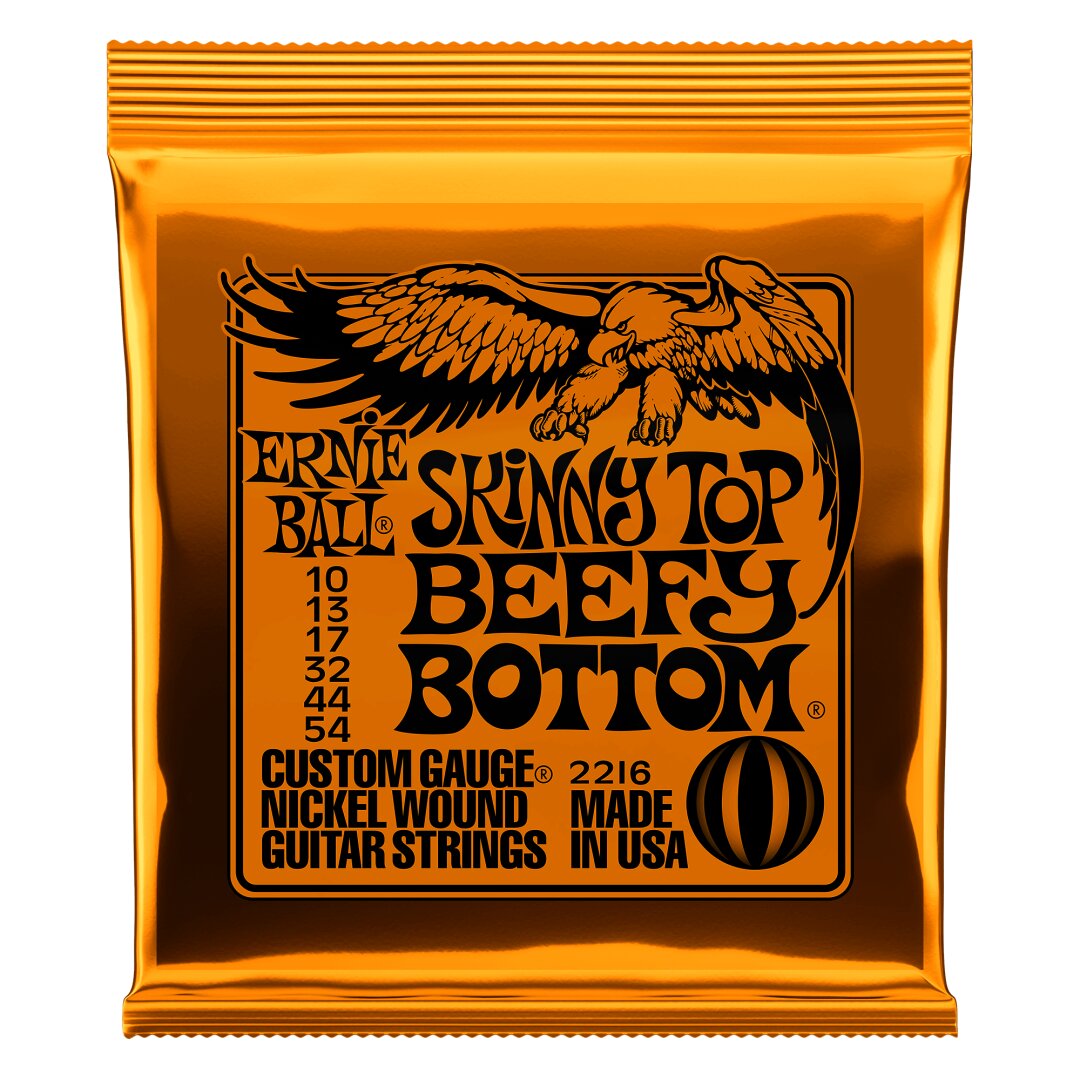 Ernie Ball Skinny Top Beefy Bottom Slinky Nickel Wound Electric Guitar Strings 10