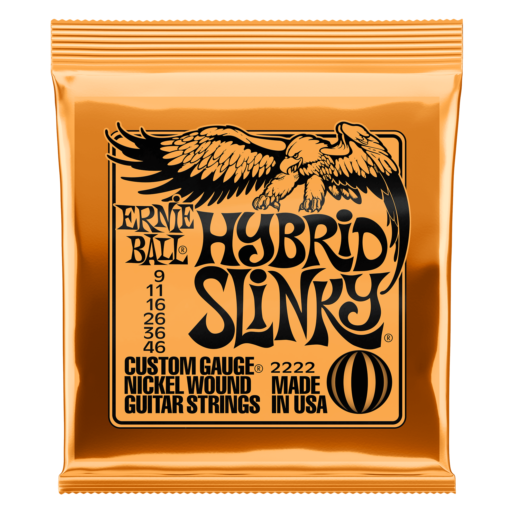 Ernie Ball Ernie Ball 2222 Hybrid Slinky Nickel Wound Electric Guitar Strings - 9-46 Gauge