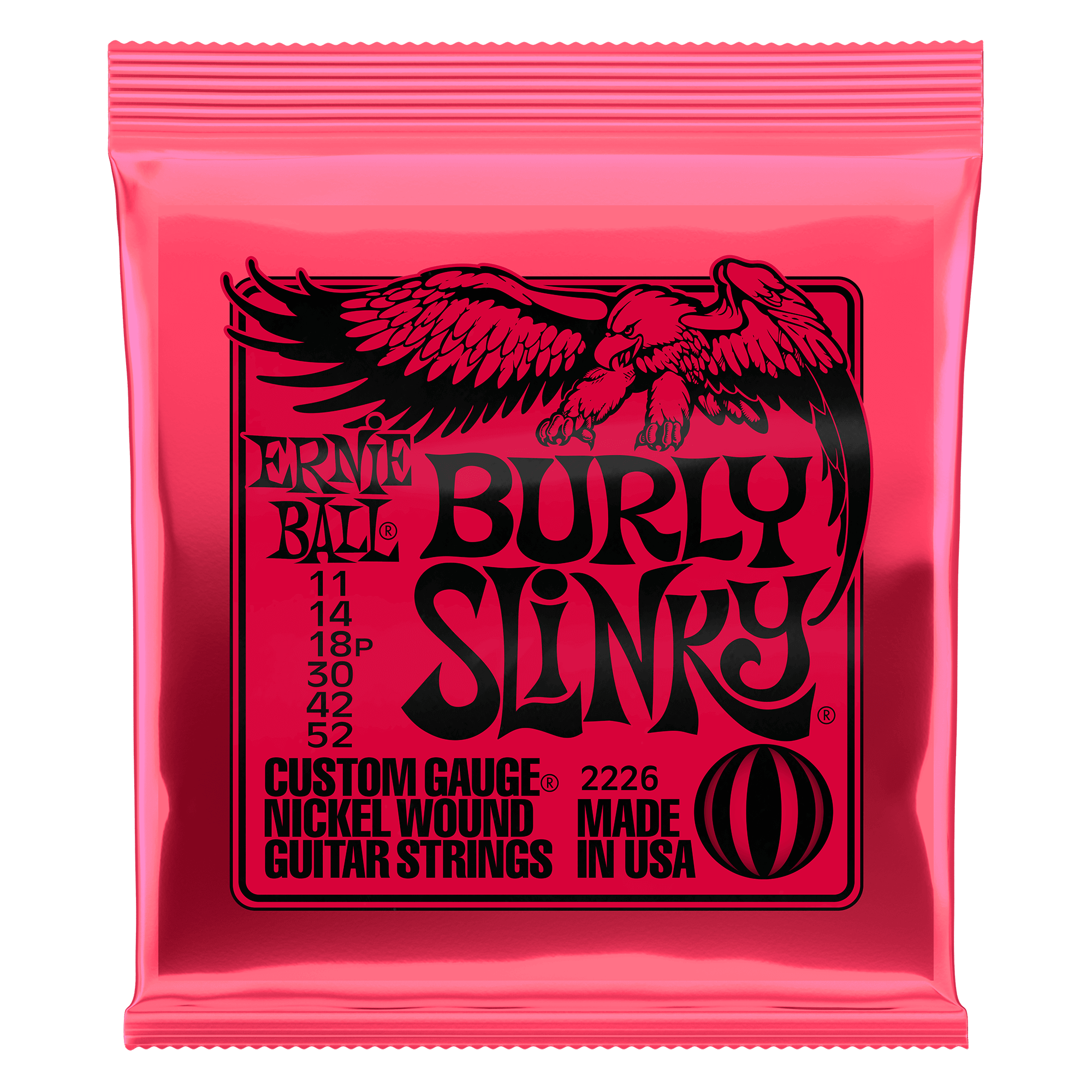 Burly Burly Slinky Nickel wound Electric Guitar Strings - 11-52 Gauge