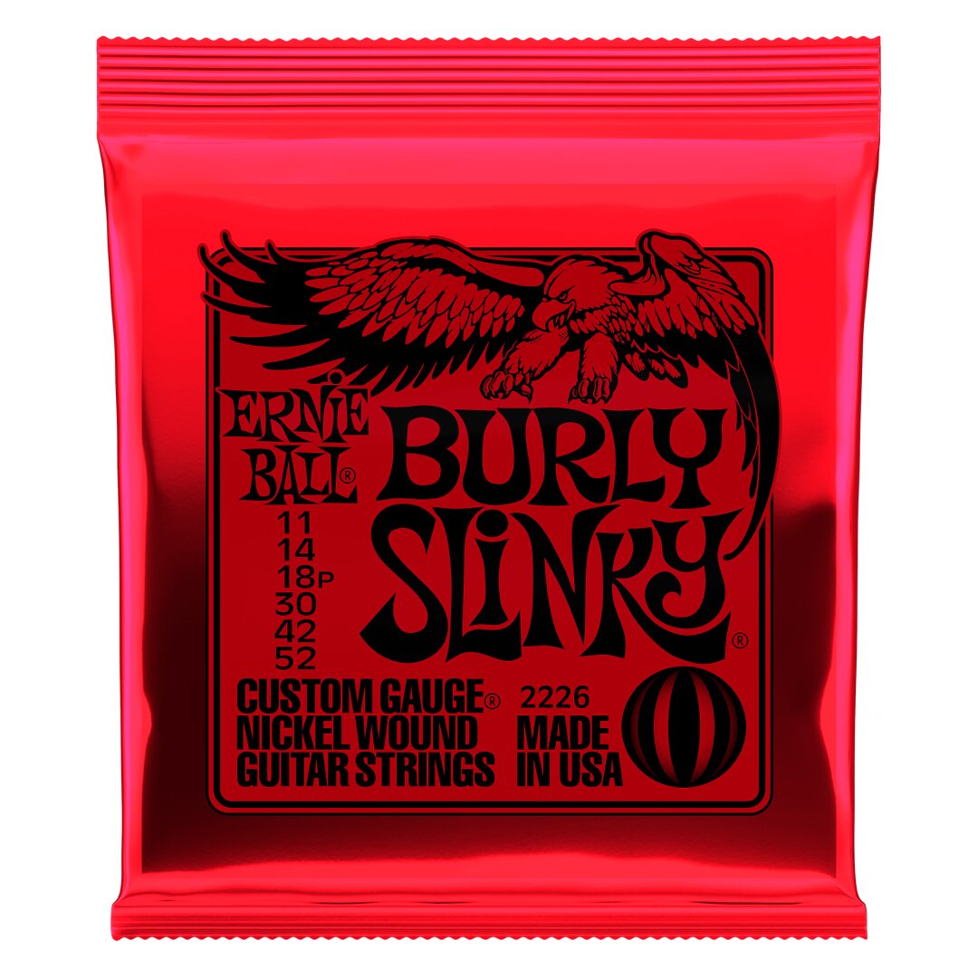 Burly Burly Slinky Nickel wound Electric Guitar Strings - 11-52 Gauge
