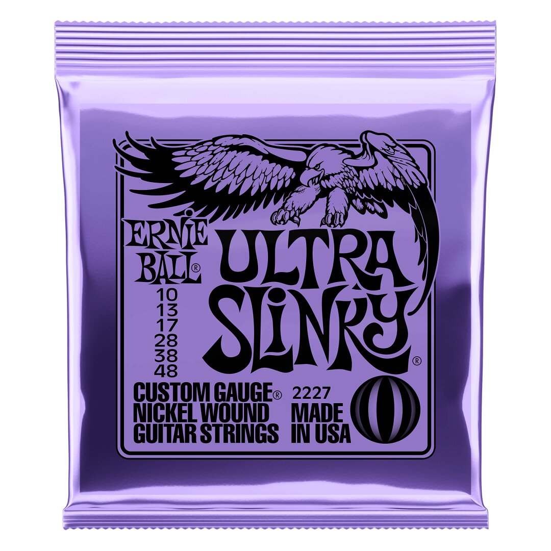Ultra Ultra Slinky Nickel Wound Electric Guitar Strings - 10-48 Gauge