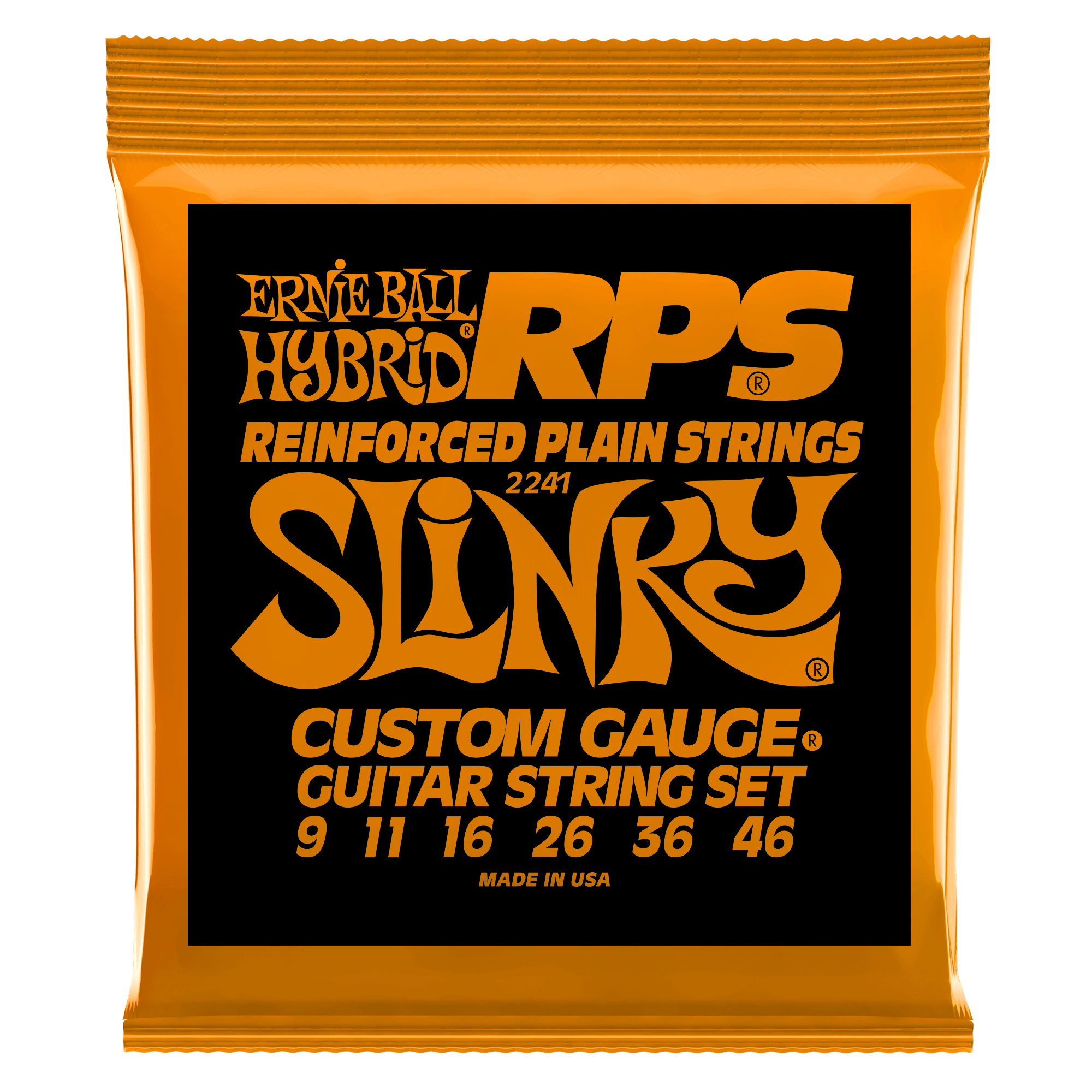 Ernie Ball Ernie Ball 2241 Hybrid Slinky RPS Nickel Wound Electric Guitar Strings - 9-46 Gauge