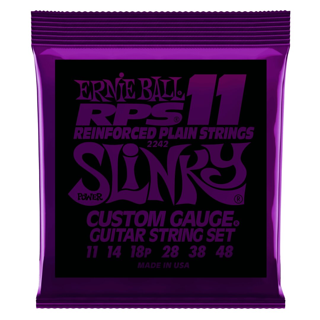 Ernie Ball Power Slinky RPS Nickel Wound Electric Guitar Strings - 11-48 Gauge
