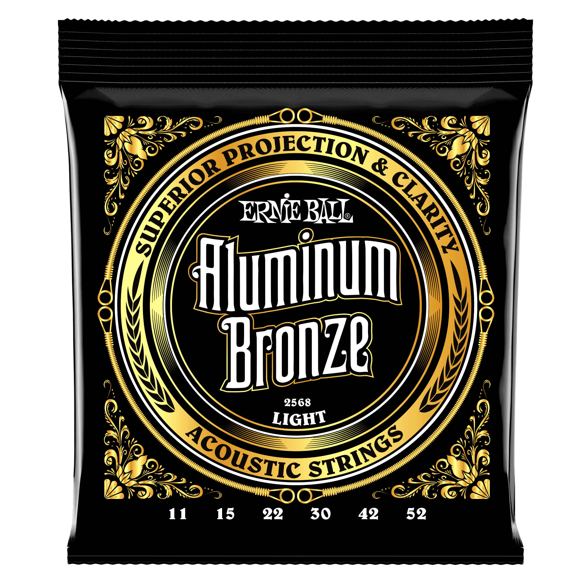 Light Light Aluminum Bronze Acoustic Guitar Strings - 11-52 Gauge