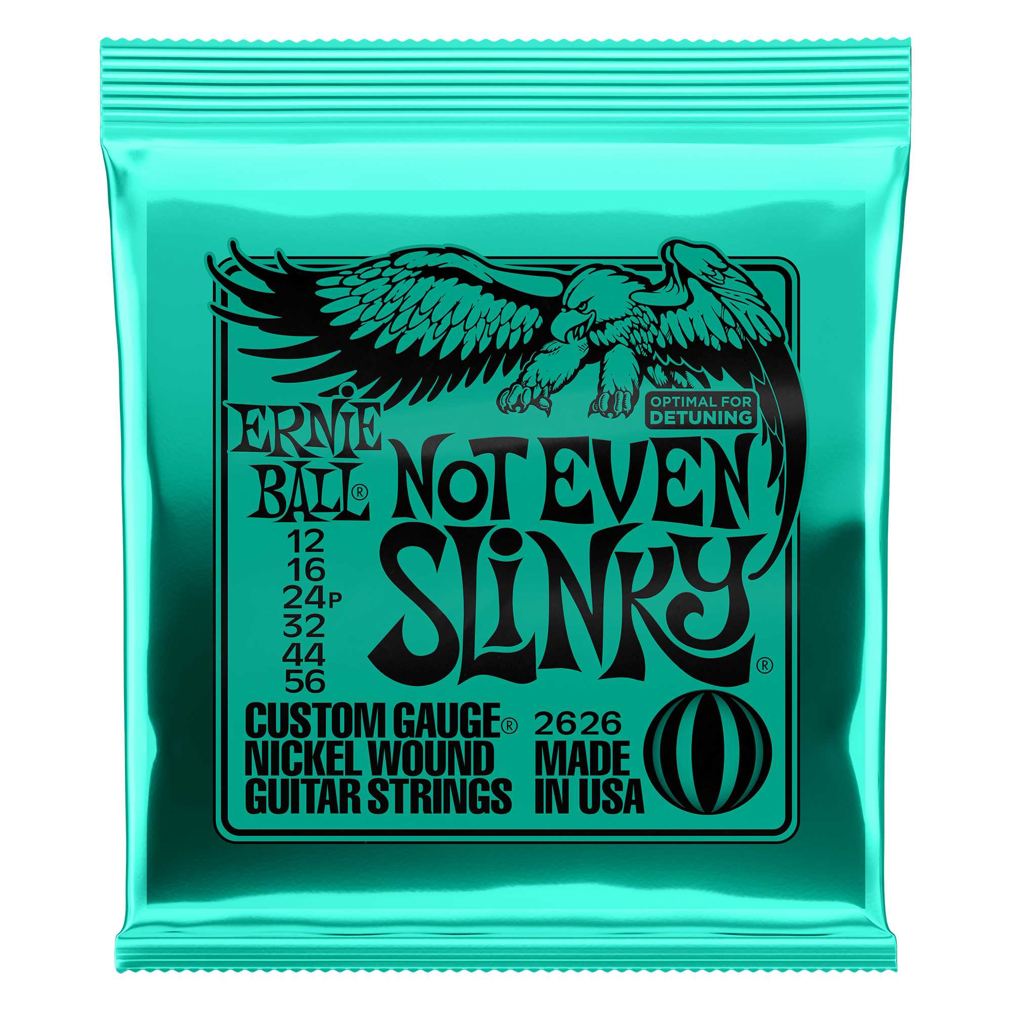 Ernie Ball Ernie Ball 2626 Not Even Slinky Nickel Wound Electric Guitar Strings - 12-56 Gauge