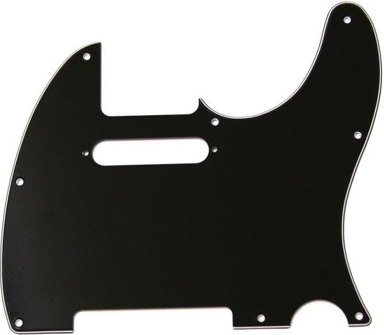 FENDER FENDER PICKGUARD, 3-PLY B/W/B TELECASTER, 8-HOLE MOUNT