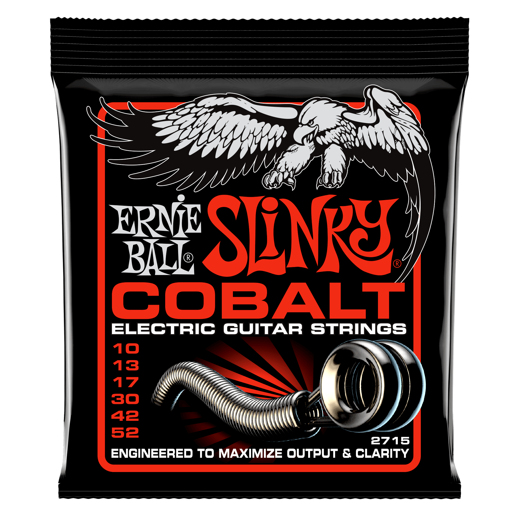 Ernie Ball Ernie Ball 2715 Skinny Top Heavy Bottom Slinky Cobalt Electric Guitar Strings - 10-52 Gauge