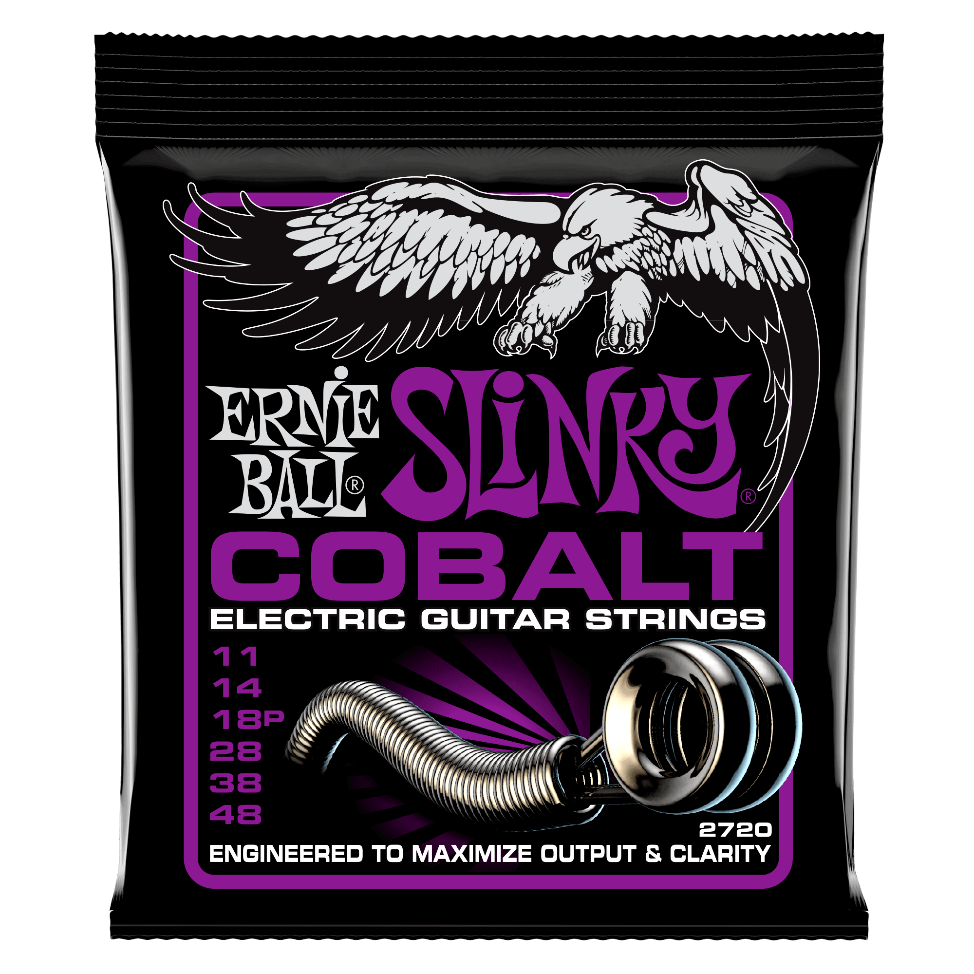 Ernie Ball Ernie Ball 2720 Power Slinky Cobalt Electric Guitar Strings - 11-48 Gauge