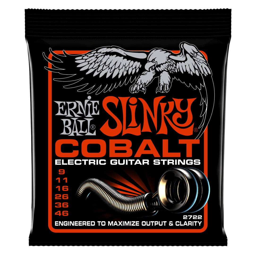 Ernie Ball Hybrid Slinky Cobalt Electric Guitar Strings - 9-46 Gauge