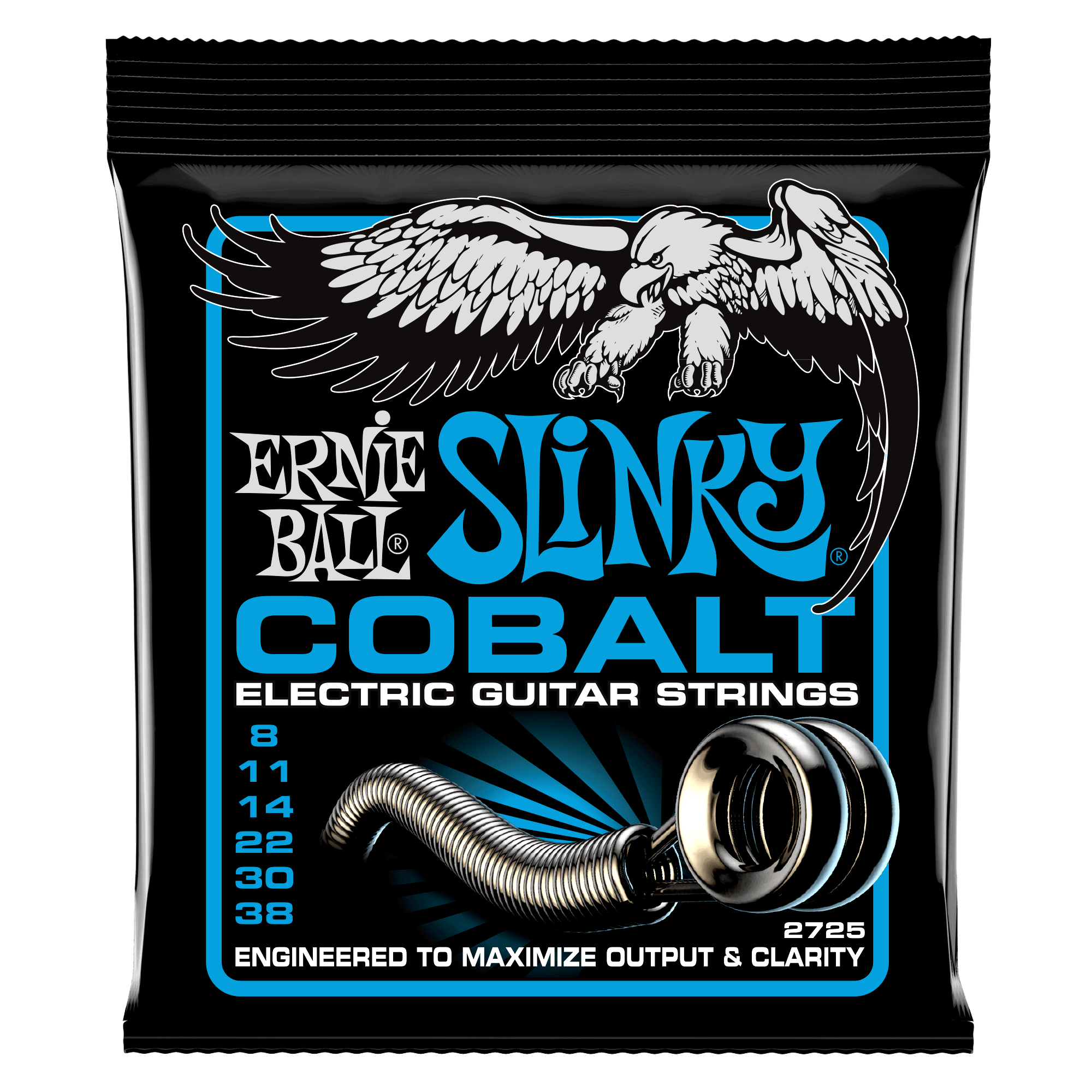 Ernie Ball Ernie Ball 2725 Extra Slinky Cobalt Electric Guitar Strings - 8-38 Gauge