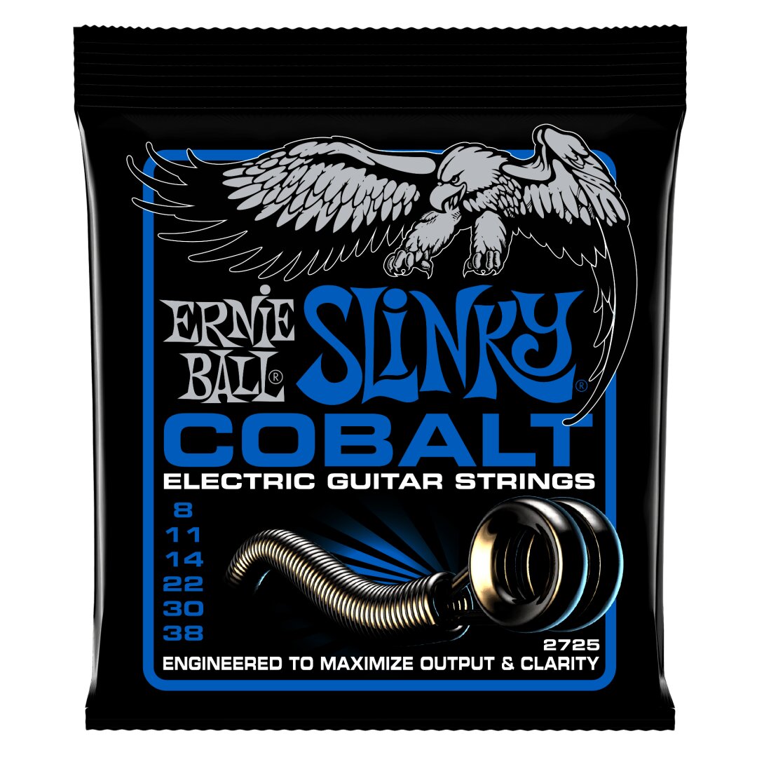 Ernie Ball Extra Slinky Cobalt Electric Guitar Strings - 8-38 Gauge