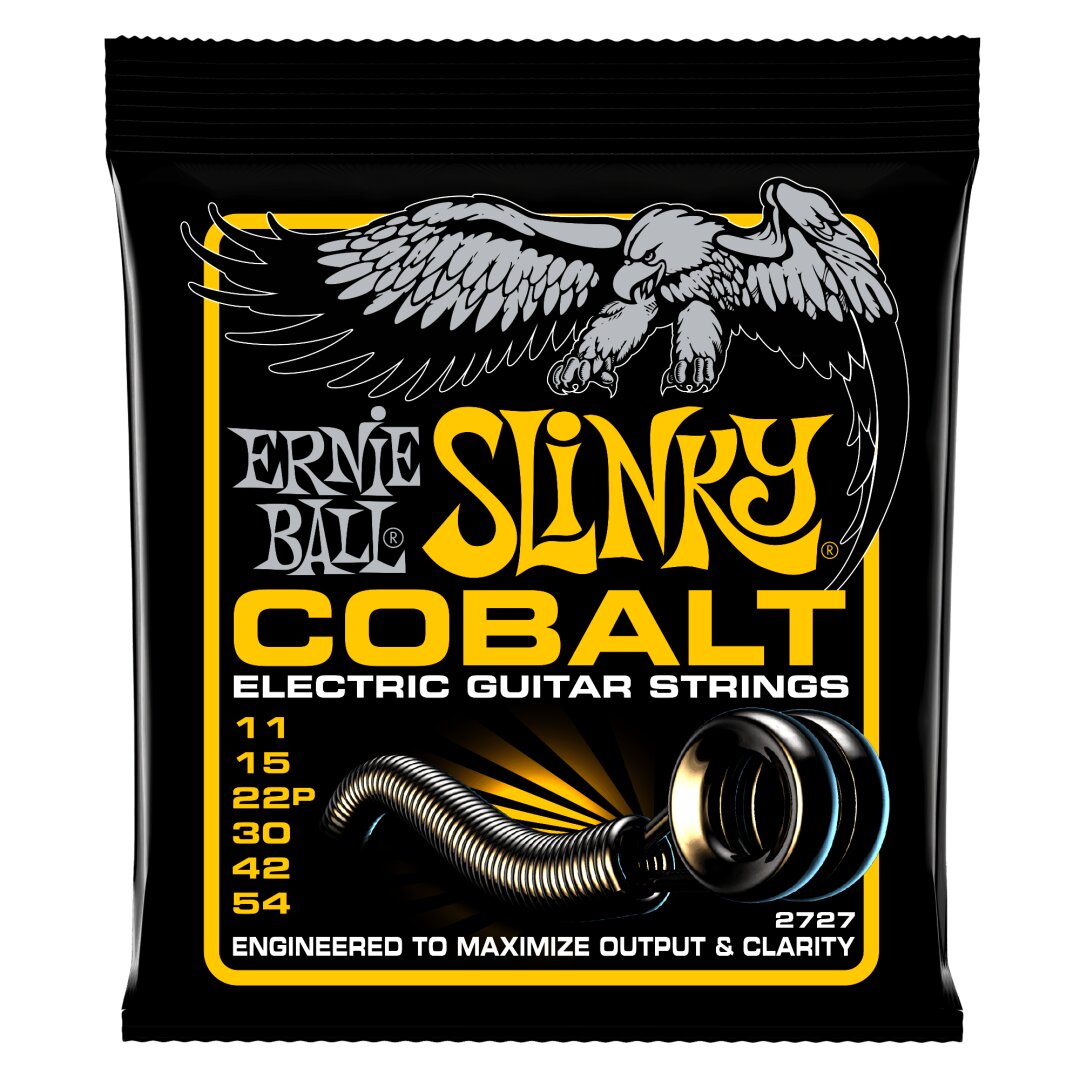 Ernie Ball Beefy Slinky Cobalt Electric Guitar Strings - 11-54 Gauge