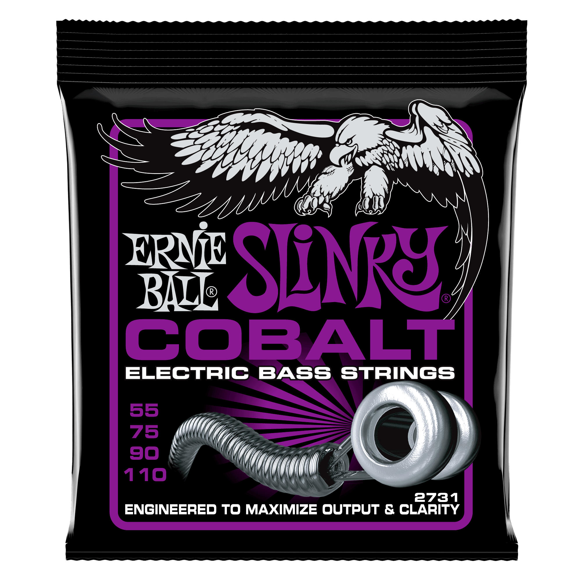 Ernie Ball Ernie Ball 2731 Power Slinky Cobalt Electric Bass Strings - 55-110 Gauge
