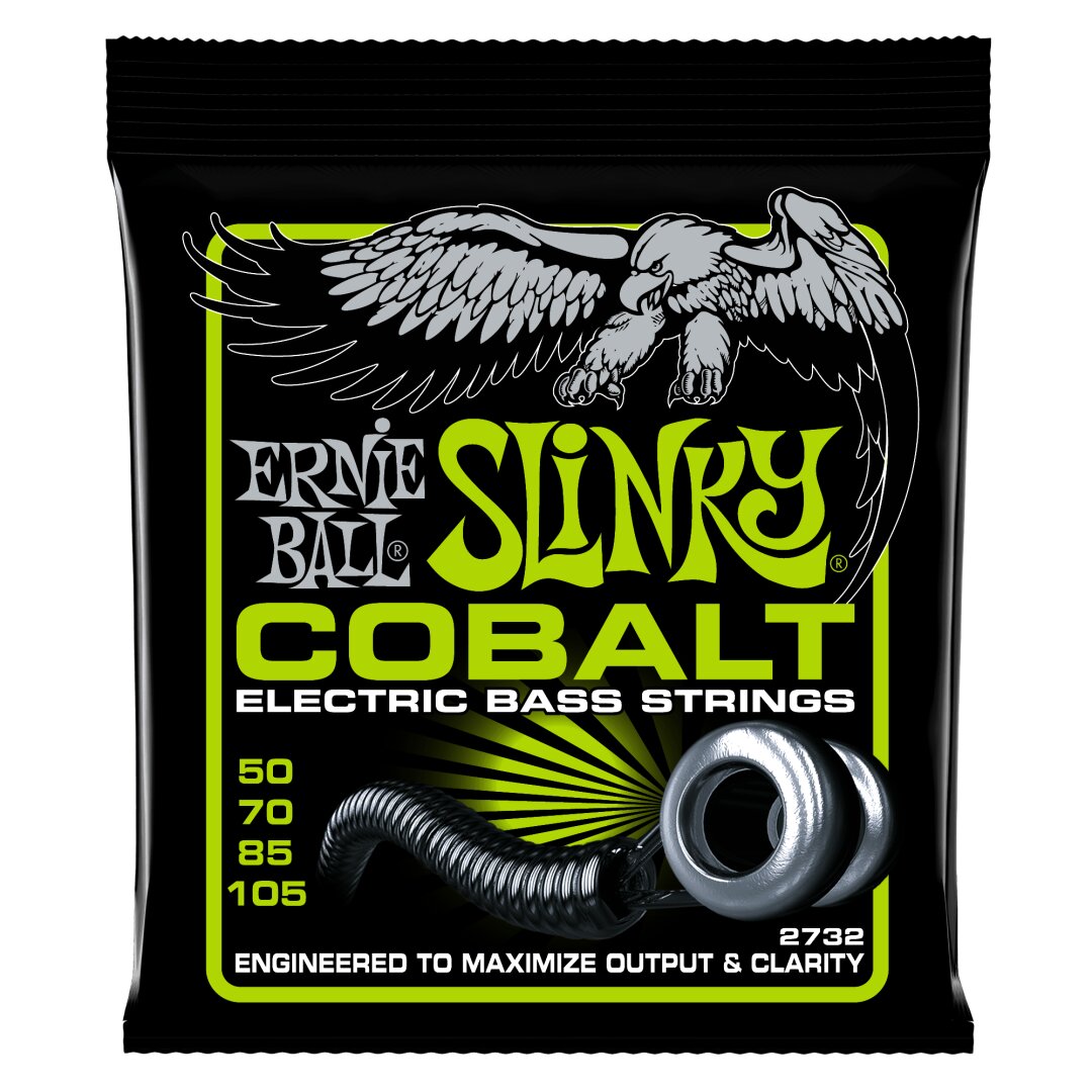 Ernie Ball Regular Slinky Cobalt Electric Bass Strings - 50-105 Gauge