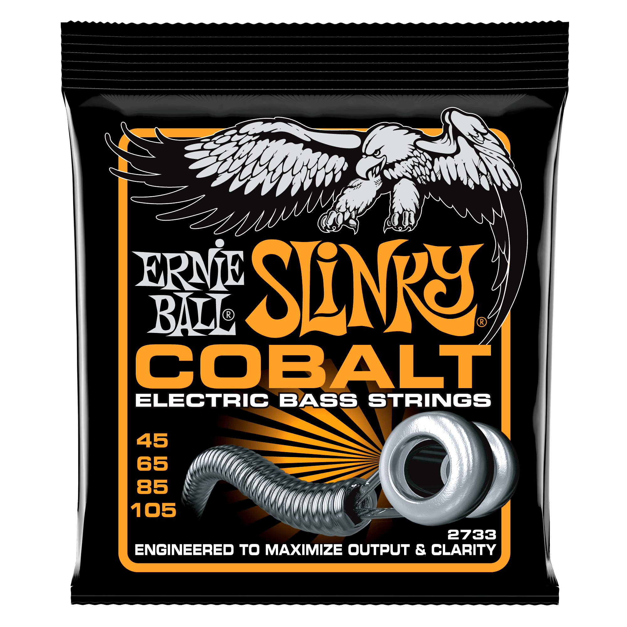Ernie Ball Ernie Ball 2733 Hybrid Slinky Cobalt Electric Bass Strings - 45-105 Gauge