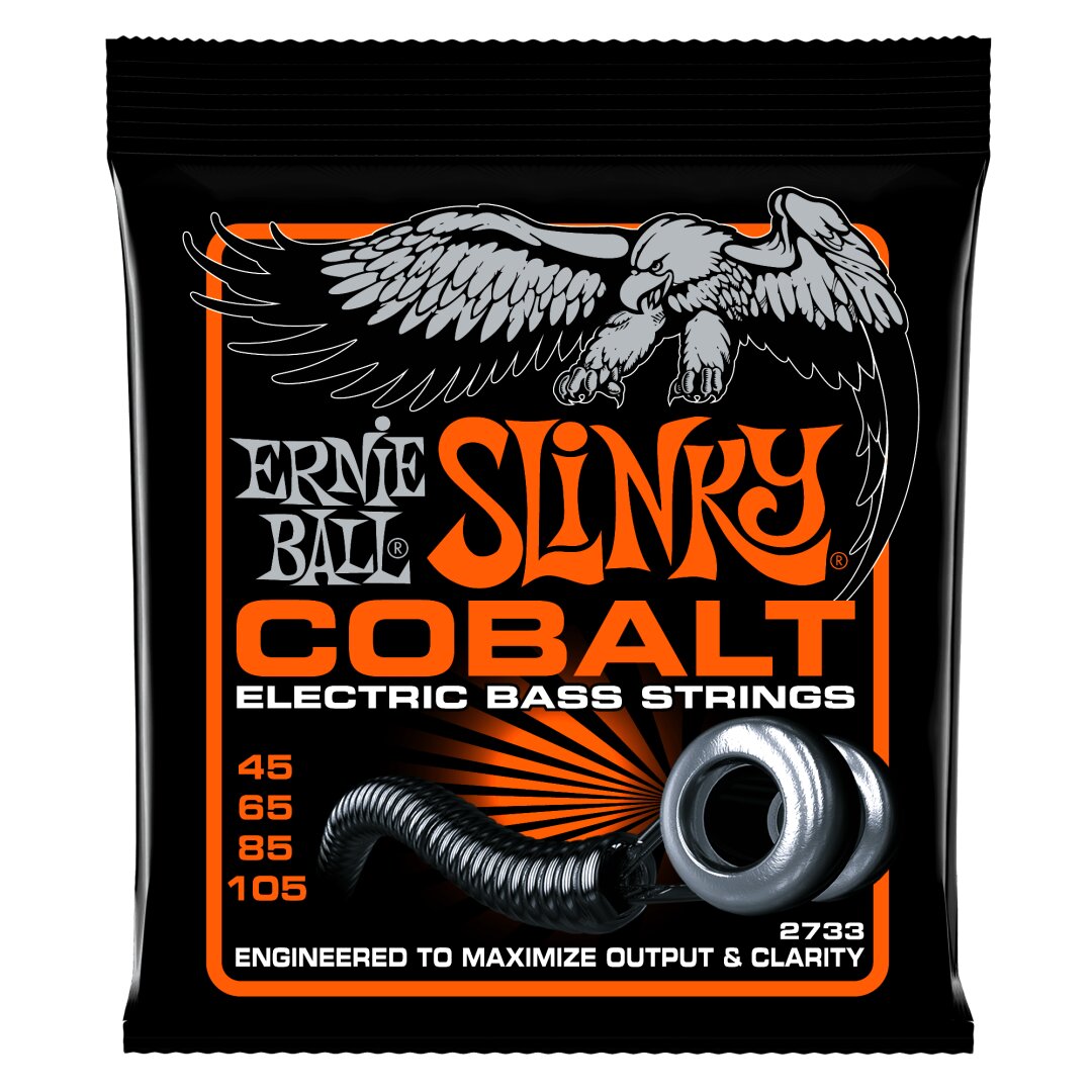 Ernie Ball Hybrid Slinky Cobalt Electric Bass Strings - 45-105 Gauge