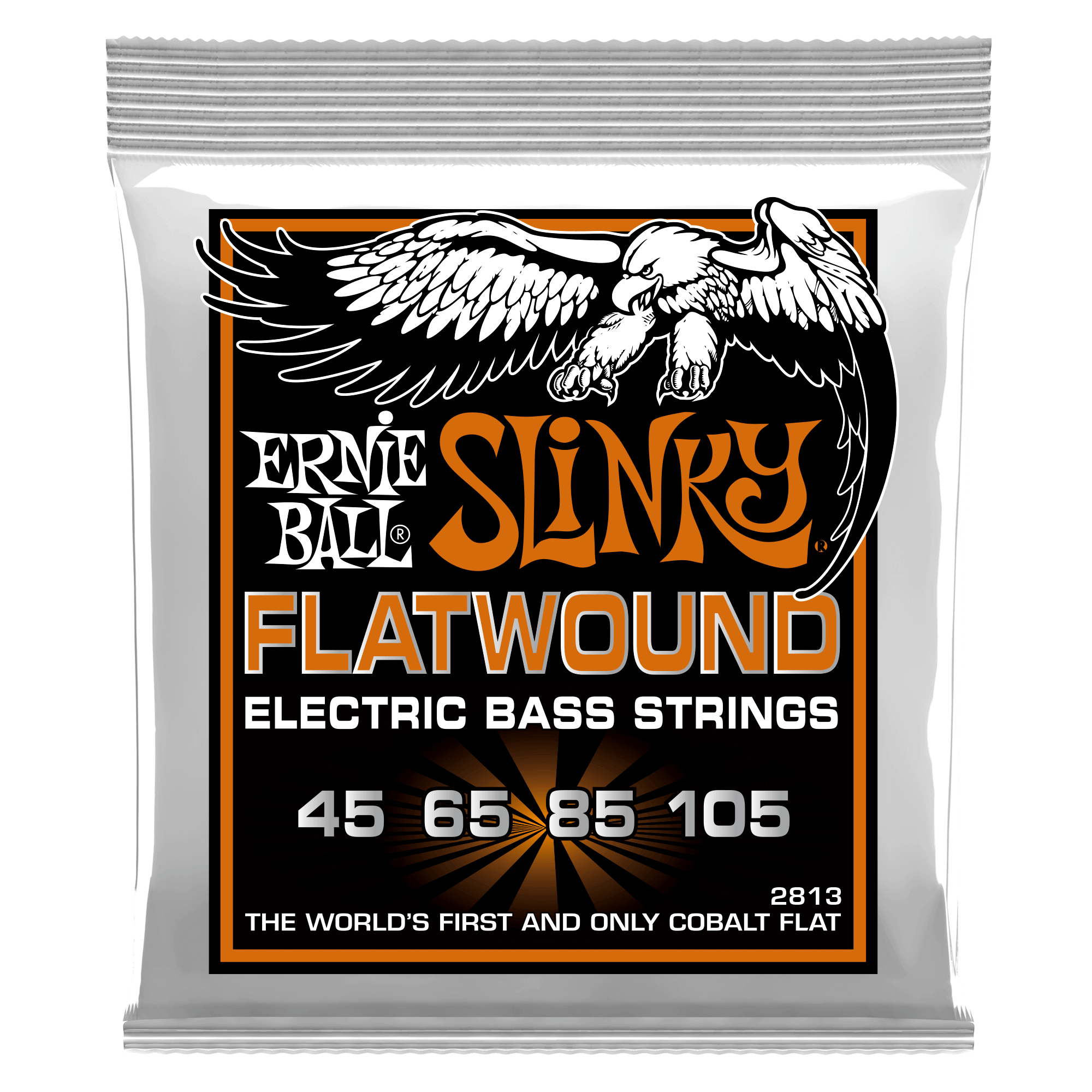 Ernie Ball Ernie Ball 2813 Hybrid Slinky Flatwound Electric Bass Strings - 45-105 Gauge