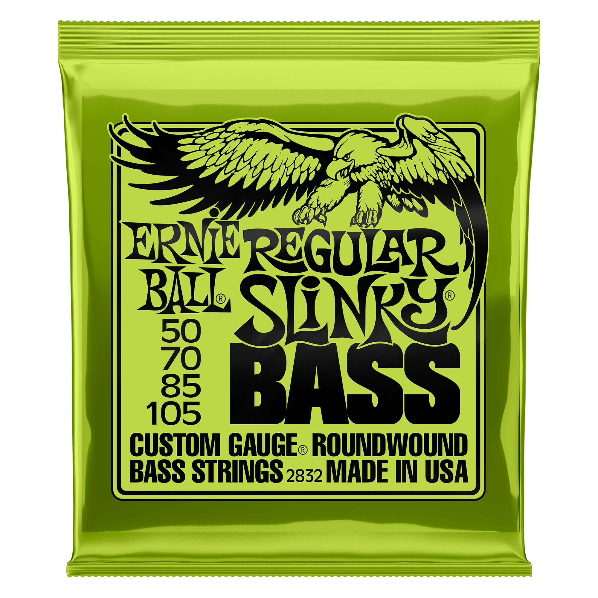 Ernie Ball Ernie Ball 2832 Regular Slinky Nickel Wound Electric Bass Strings - 50-105 Gauge