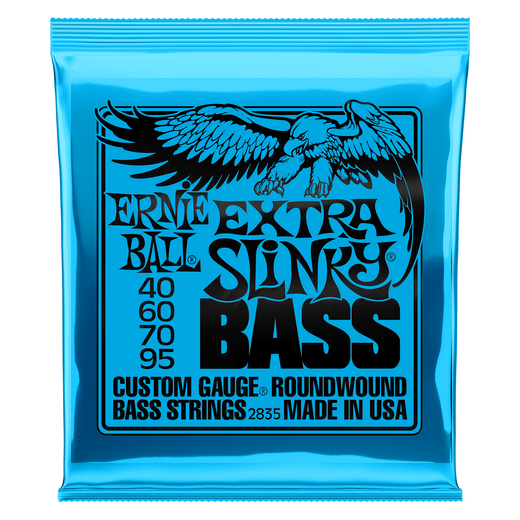 Ernie Ball Ernie Ball 2835 Extra Slinky Nickel Wound Electric Bass Strings - 40-95 Gauge