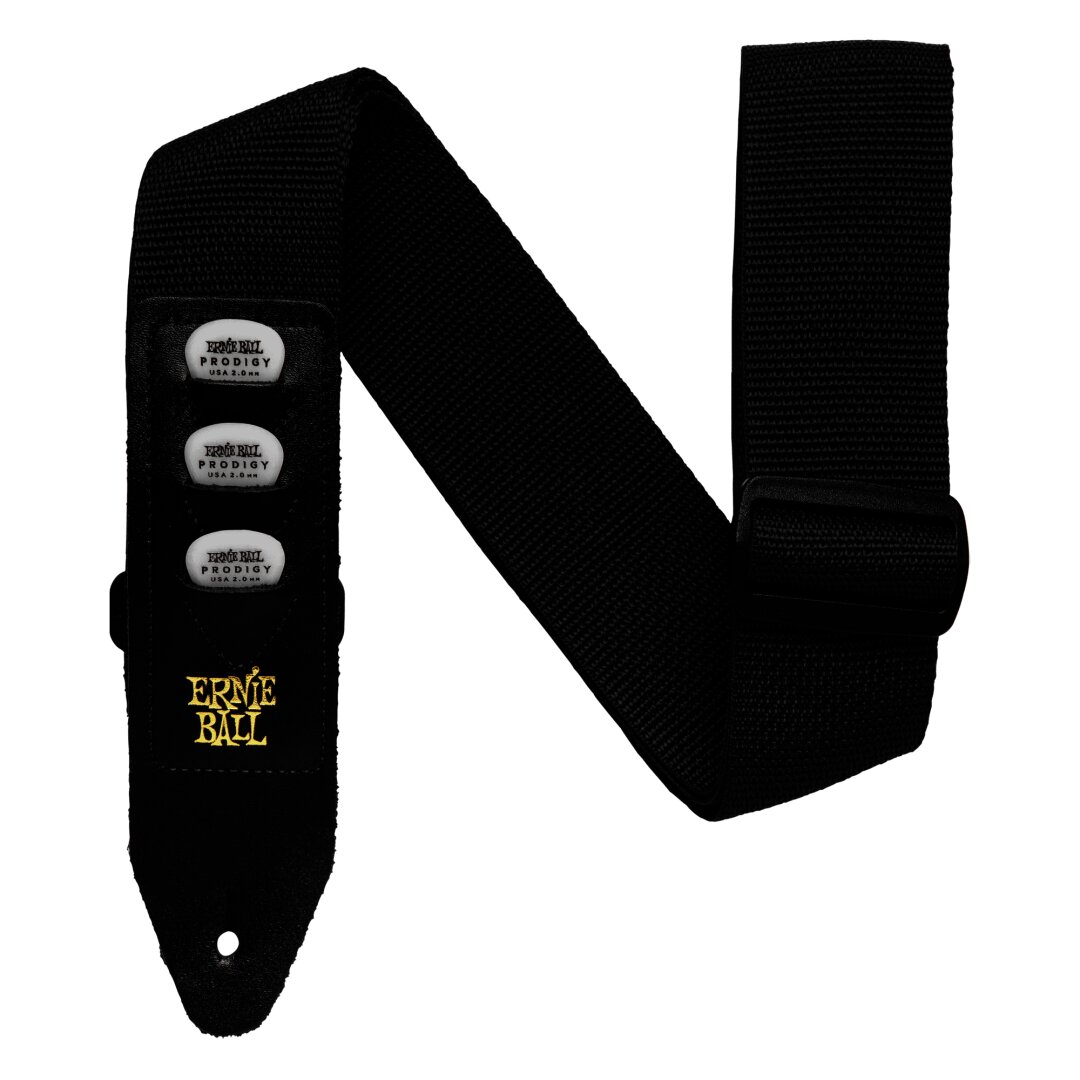 Ernie Ball Ernie Ball Black Pickholder Strap