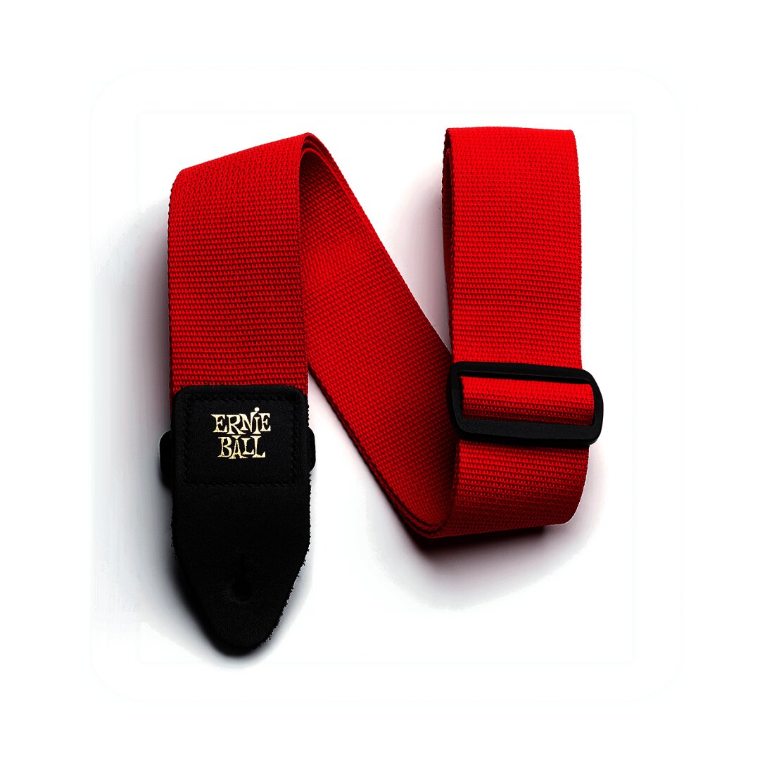 Ernie Ball Red Polypro Guitar Strap