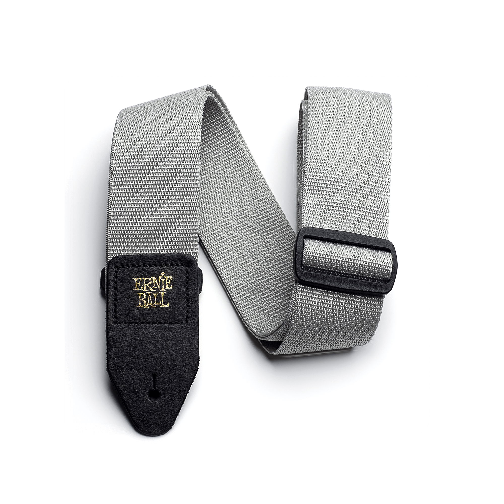 Gray Gray Polypro Guitar Strap