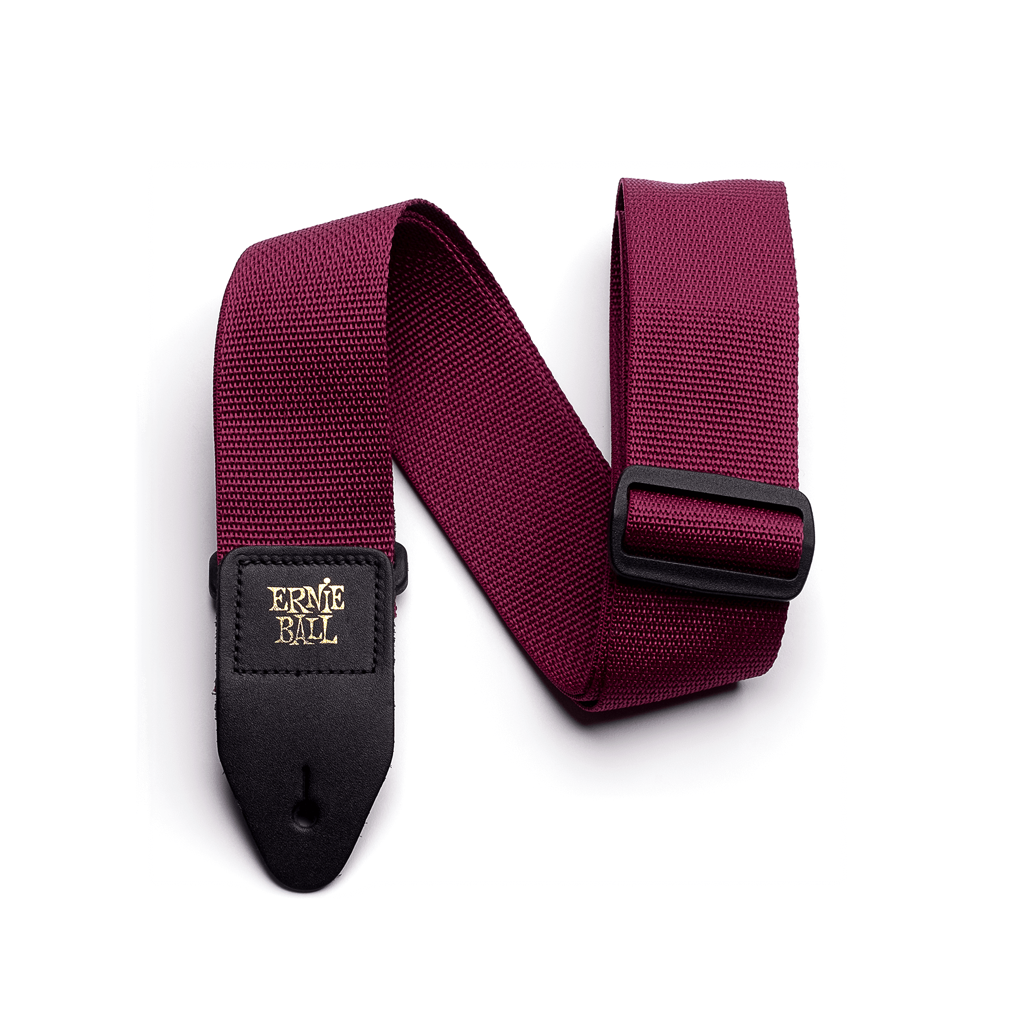 Burgundy Burgundy Polypro Guitar Strap