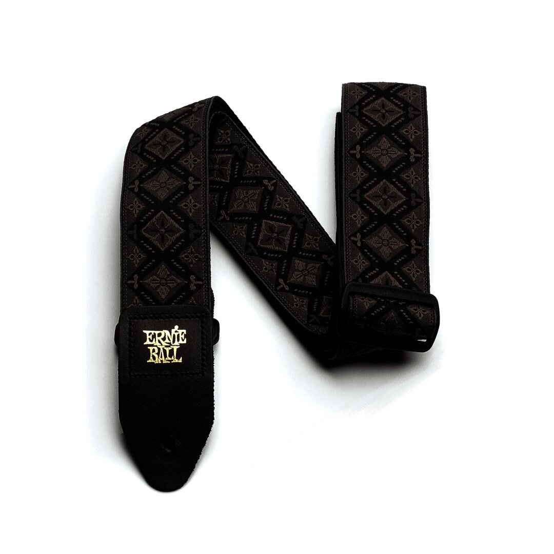 Ernie Ball Regal Black Jacquard Guitar Strap