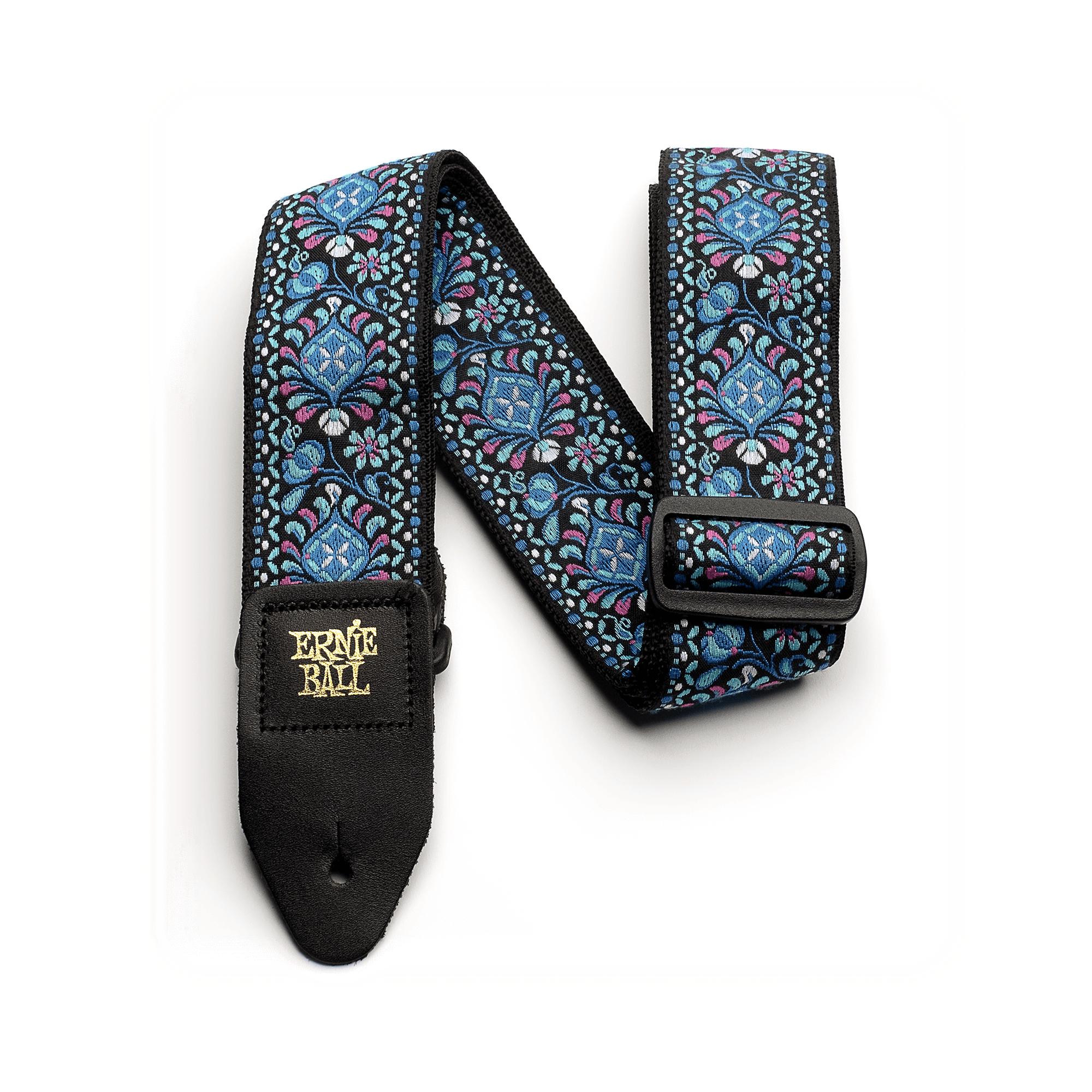 Indigo Indigo Orchid Jacquard Guitar Strap