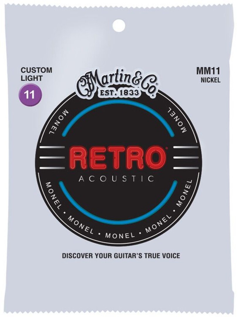 Martin Martin MM11 Retro Custom Light Acoustic Guitar Strings