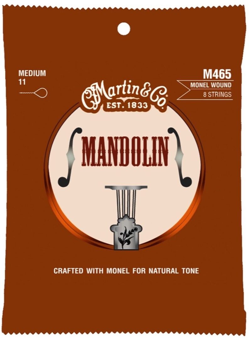 Martin Martin M465 Mandolin Strings Medium Guage (Monel)