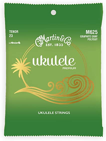 Martin Martin M625 Premium Polygut Ukulele Strings - Tenor Gauge (Graphite Gray)