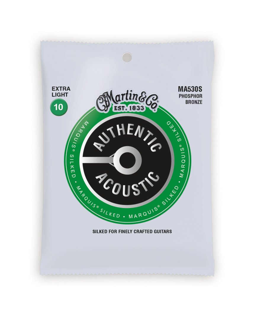 Martin Martin MA530S Authentic Acoustic Marquis 92/8 Phosphor Bronze Extra Light Guitar Strings